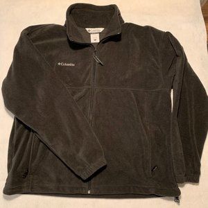 Columbia Fleece Jacket, Black, XL
